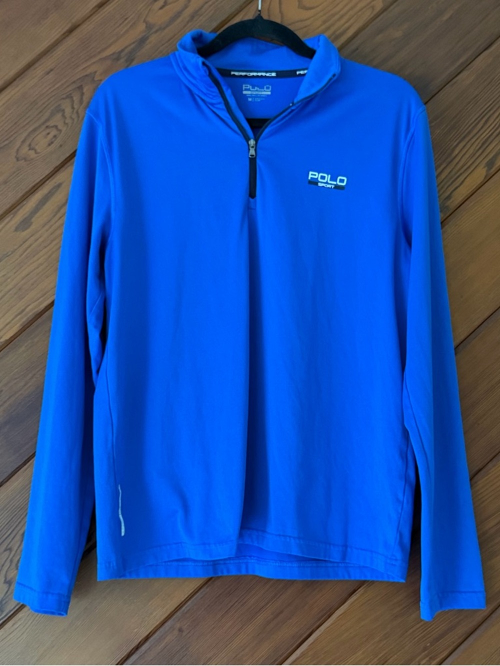 Ralph Lauren Polo Sport Performance 1/4 Zip Pullover Royal Blue Medium